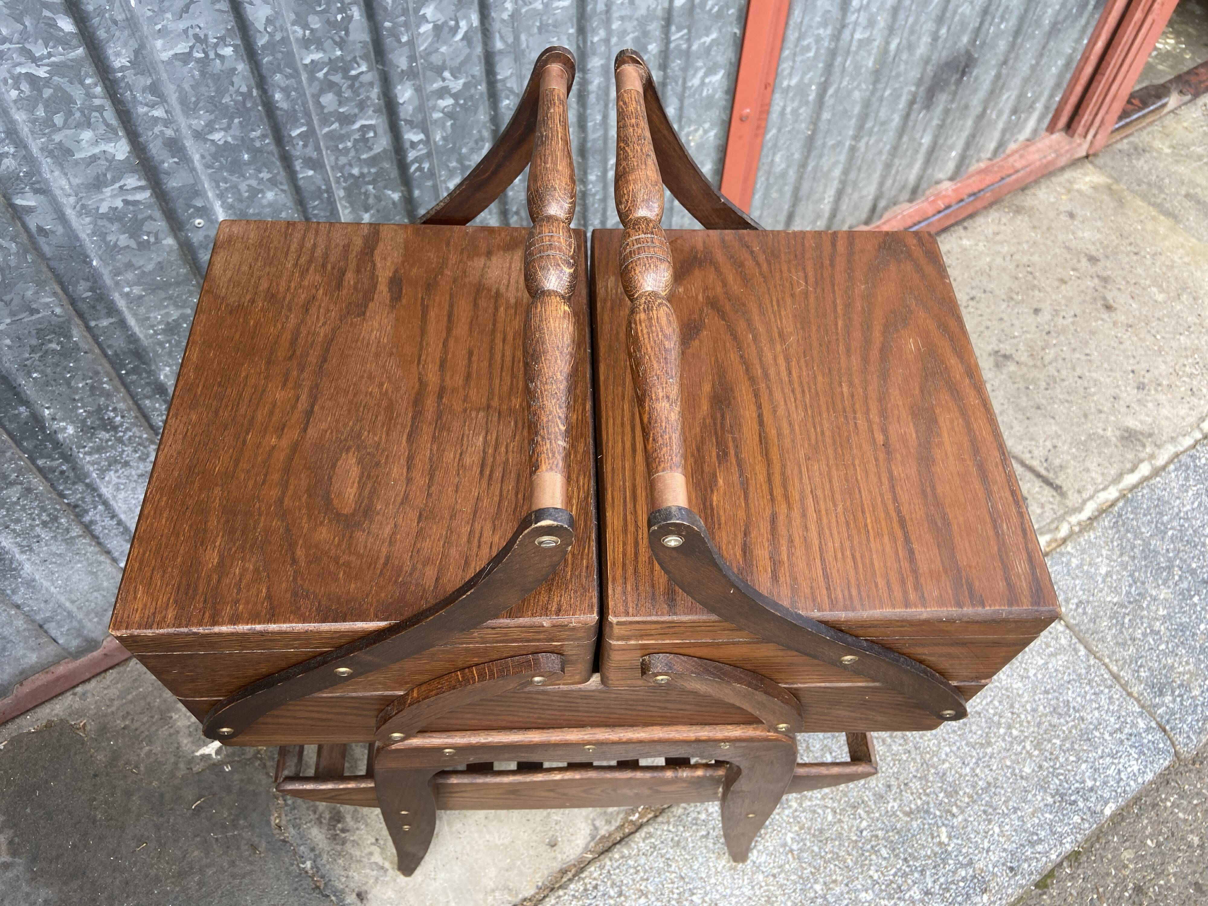 Art worker Deco vintage Scandinavian sewing box sewing box 1950